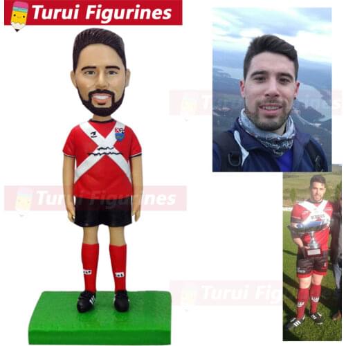 Turn your selfies into bobble head custom sports bobblehead Custom Bobbleheads From Photo clay dolls making anime figurines doll