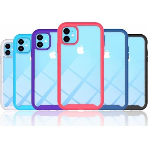 Shockproof Case for iPhone 11 case 11 Pro max 11 Hard Cover for iPhone X XR XS MAX 8 7 6 Plus 6S Transparent protection Case
