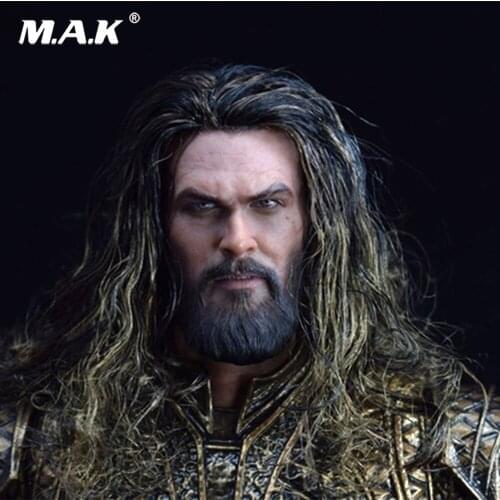 In stock 1:6 Scale 1:6 Prince of The Sea Head Sculpt Head Carved Model Toys Fit 12" Figure Body