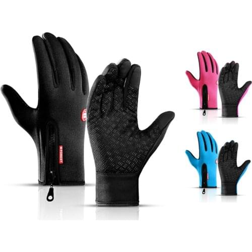 2021 Winter Mens Riding Gloves Outdoor Protective Warm Touch Screen Womens Gloves Waterproof Windproof Ski Motorcycle Gloves