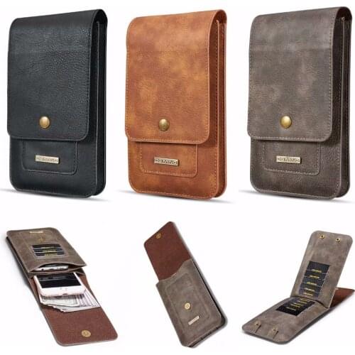 Waist Belt Phone Leather Case Hook Loop Pouch For Galaxy J3 J5 J7 A3 A5 A7(2017) Xcover 4,Note 7 5,Oneplus 3 5 5t 6 6t McLaren