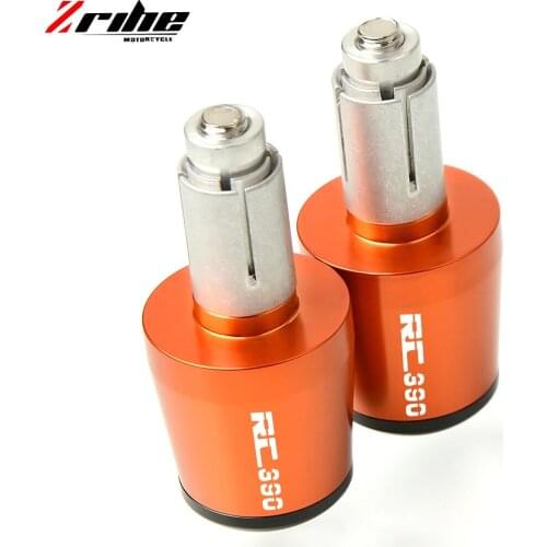 FOR RC390 RC 390 Motorcycle CNC 22MM Handlebar Grips Handle Bar Cap End Plugs For RC 390 RC390 2014 2015 2016 2017