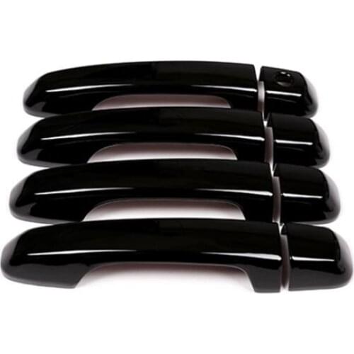 For Toyota Land Cruiser Prado 2018+ Car Outer Door Handle Sticker Cover Trim Sticker Fit Decorative Accessories