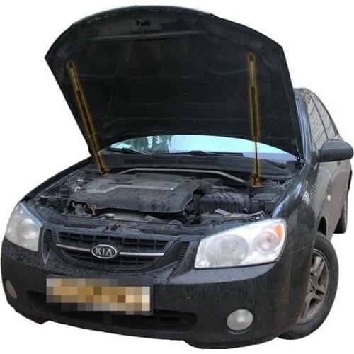 For Kia cerato I 2003-2008 Front Bonnet Hood Modify Gas Struts Carbon Fiber Spring Damper Lift Support Absorber