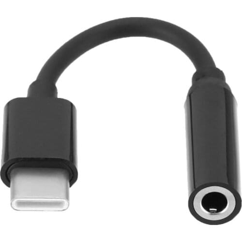 Type-C to 3.5mm Earphone cable Adapter usb 3.1 Type C USB-C male to 3.5 AUX audio female Jack for Mobile Phones Earphones