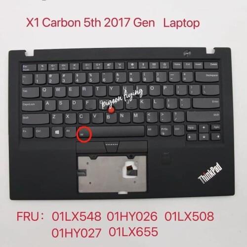 Thinkpad is suitable for X1 Carbon 5th Gen notebook computer keyboard. FRU 01LX548 01HY026 01LX508 01HY027 01LX655