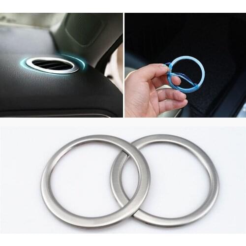 Car Dashboard Front Small Air Conditioner Outlet AC Vent Cover Trim For vw Sagitar Fit Jetta MK6 2009--2016