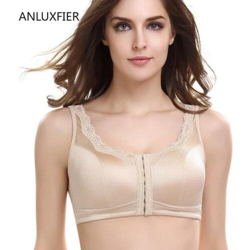 H9705 Special Artificial Breast Bra After Breast Cancer Surgery No Steel Ring Breathable Bras Lingerie Lace Front Buckle Bra
