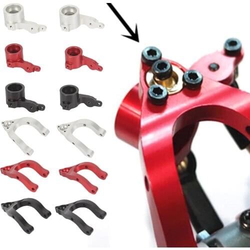 RC Metal Lower Arm Steering Knuckles Hub Carrier Kits for WPL D12 1/10 RC Car Upgrades Parts