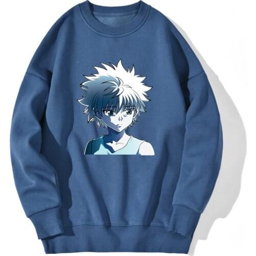 HUNTERXHUNTER Print Sweatshirt For Mens Fashion Long Sleeve Hoodie Hipster Standard Pullovers 2020 New Hip Hop Supoleron Hombre