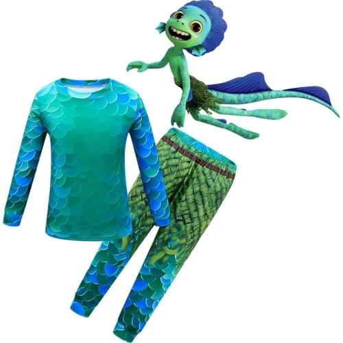 New Baby Girl Pajamas Pajamas Clothes Childrens Clothing Set Kids Pajamas Girls Luca Princess Home Service Set 3-10Y