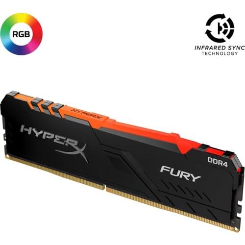 RGB RAM 8GB 3200MHz DDR4 Kingston Hyper X Furry DIMM memoria ram ddr4 Desktop Memory Rams for Computer dual channel