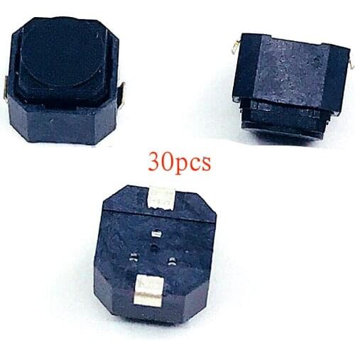 30pcs 6*6*5MM patch 2 foot silent button silicone waterproof car SW-PB touch switch