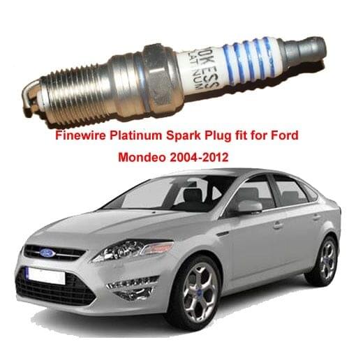 Pokess 4pcs/lot Finewire Platinum Spark Plug fit for Ford Mondeo Mk3 MK4 2003-2012 2.0T