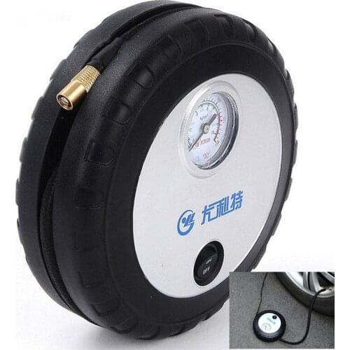 Portable 100W Electric Mini Car Air Pump Tyre Air Compressor Pump Tire Inflator Mini Tire Air Pump Voltage Display