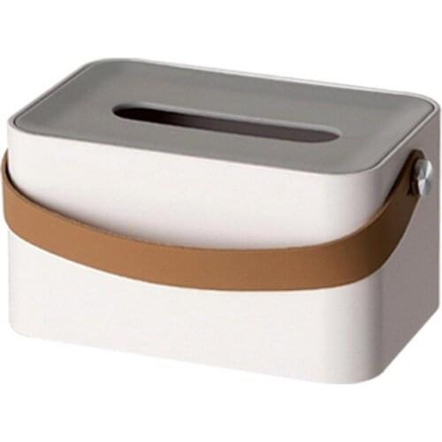 Simple Portable Durable Plastic Tissue Boxes Napkin Cover for Bedroom Restaurant Hotel Paper Holders Home Storage