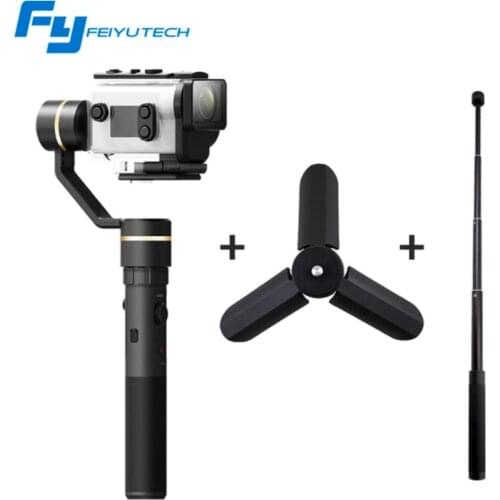 Feiyutech Feiyu G5GS Handheld Gimbal w/ Tripod and Extension Pole for Sony AS50 AS50R AS300 AS300R Sony X3000 X3000R