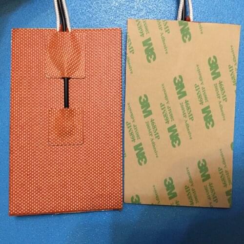 Silicone heating pad heater 300mmx300mm for 3d printer heat bed 24v 300w heating element heater silicone