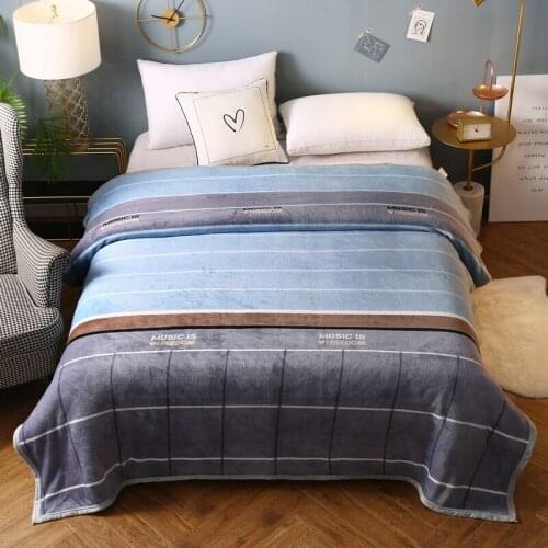 Modern Simplicity Blankets Flannel Snowflake Comforter Quilt Winter Warm Sping/Winter King Size Home Bedspreads Soft Blankets
