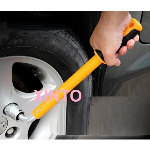 Socket wrench Automotive car tire repairing tool, stretch out and draw back, flexible cross shaped sleeve wrench handle