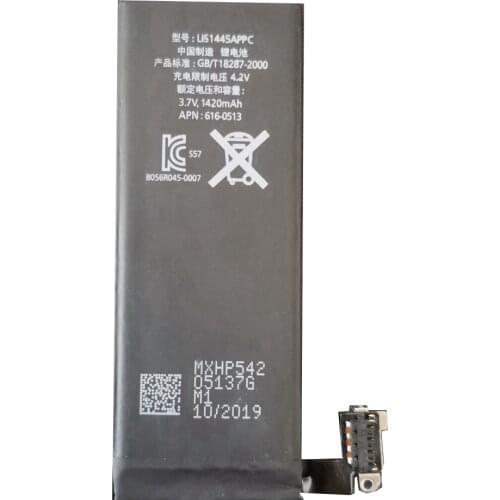 High quality batetry For iphone 4 4g for iphone battery 4 4g Rechargeable Battery 1420mah