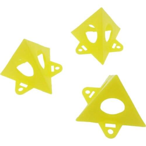 10pcs Painting Pyramids Stands Mini Triangular Canvas Stand Woodworking Paint Bracket Picture Frame Paint Pad Block Frame