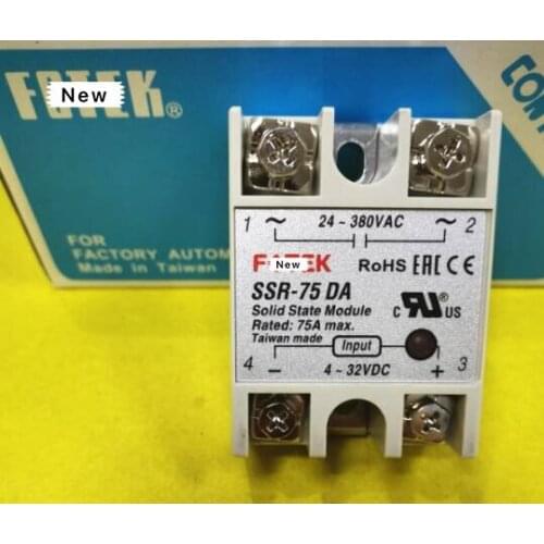 100% Original Authentic Taiwans solid state relay / thyristor modules SSR-75DA