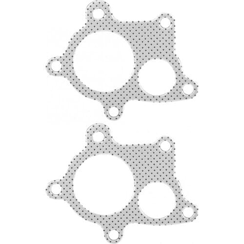 2PCS 5 Bolt Gasket T3 T4 T04E Down Pipe Boost PSI Exhaust Car Accessories