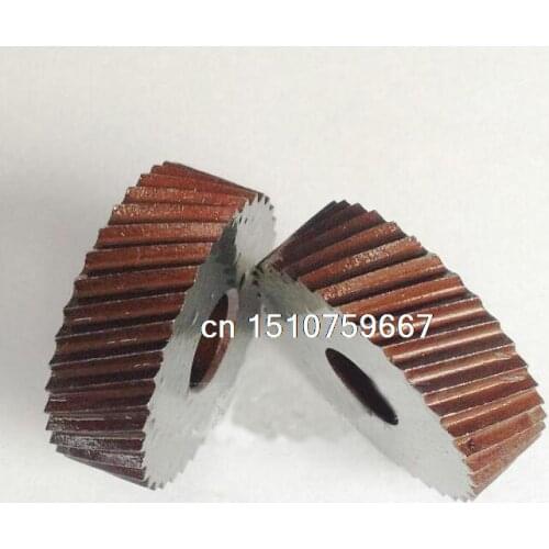 2pcs Pitch 2mm Single Diagonal Knurl Wheel Knurling Roller Tool 28*8*8mm new