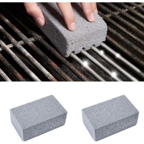 Barbecue Grill Cleaning Brick Block BBQ Cleaning Stone Cooking Racks Stains Grease Cleaner BBQ Tools Clean Kitchen Accessories