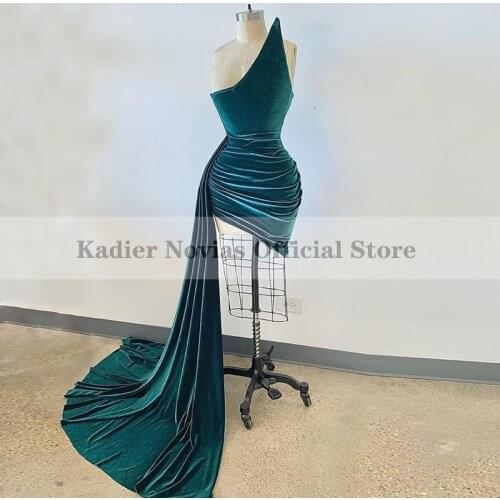 Long Sexy Velvet Prom Dresses 2021 with Skirt Evening Cocktail Dress 2k22 Vestido De Fiesta