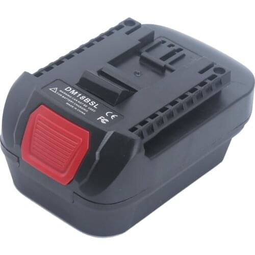 DM18BSL for Milwakee 18V M18 and For Dewalt 20V Li-ion Battery Used To for Bosch 18V Tool Battery Batteries Adapter Converter