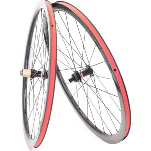 Carbon Fiber Gravel & Cyclo Cross Wheel Set 35mm Depth 27mm Width