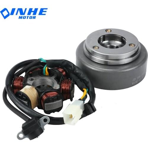 Motorcycles Ignition Magneto Stator Flywheel kit For ZongShen 190cc Z190 W190 1P62YML-2 Electric Start Engine Dirt Pit Bike Atv