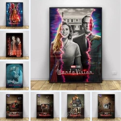 Marvel Avengers Classic Movies and TV Shows Canvas Painting Posters and Prints Wall Art Pictures Retro Home Cuadros Decor