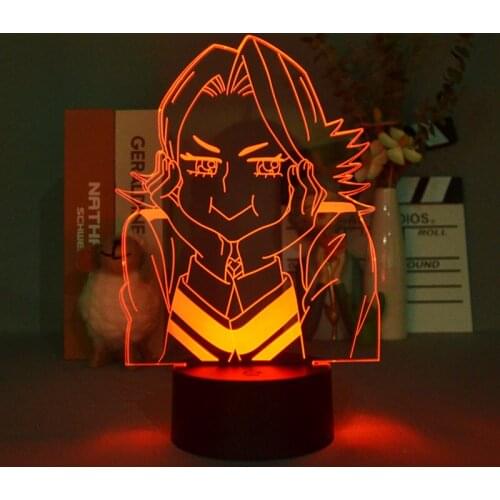 Cartoon 3D Night Light LED Nightlight Anime Desk Lamp My Hero Academia Home Decor Smart Phone Control Kids Friends Birthday Gift