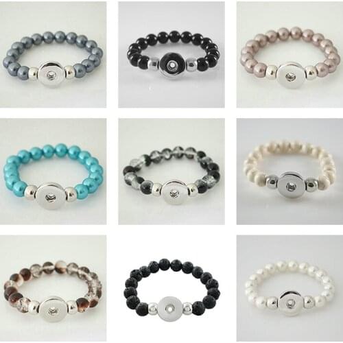 New Fashion 20mm 18mm Snap Button Bracelet DIY Jewelry 5pcs/lot KD3011