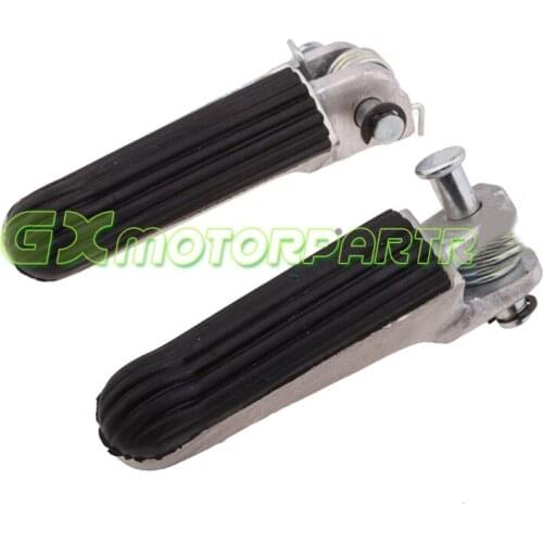 One pair Motorcycle front Foot Rests Foot Pegs Pedals Rear Set for honda CBR250 17/19/22 CBR400 23/29 NSR250 30