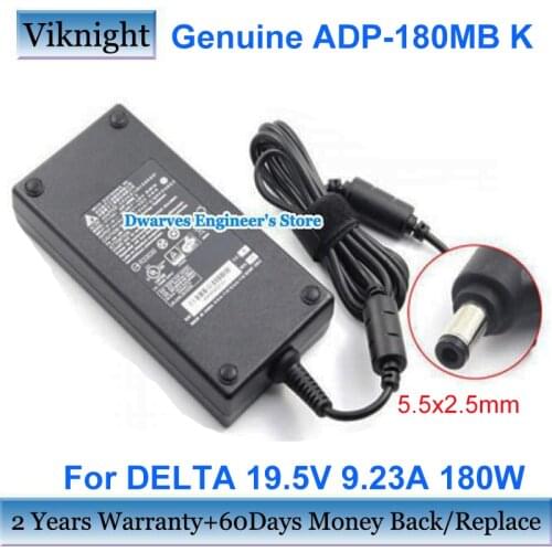 Genuine 19.5V 9.23A ADP-180MB K Laptop Charger Adapter For Msi Gaming Laptop GS73 GS65 GE73 GL75 GL63 GL65 GS66 P65 Power Supply