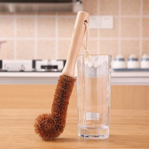 Baby bottle brush kitchen washing cup ladle glass cleaning brush decontamination cup brush