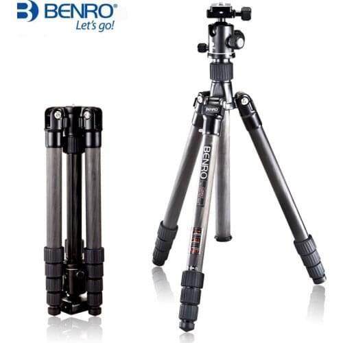 Benro C2680TB1 Tripod Carbon Fiber Flexible Tripods For Camera B1 Ball Head Carrying Bag Max Loading 12kg DHL Free Shipping