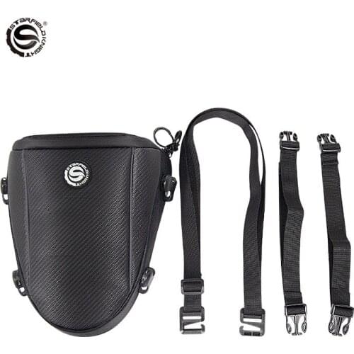 SFK Motorbike Tail Box Storage Racing Back Seat Bag Black Good Quality Waterproof Motorcycle Riding Shoulder Scooter Backpack