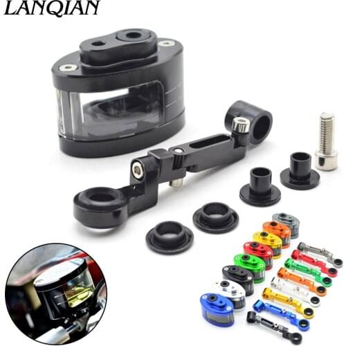 Universal Motorcycle Brake Fluid Reservoir Clutch Tank Oil Fluid Cup For Kawasaki Ducati Suzuk Yamaha Honda Bennett Aprilia