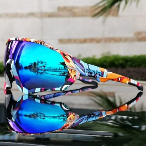 Cycling Sunglasses Mountain Bike Polarized Sports Cycling Glasses Goggles Mens and Womens Cycling Glasses