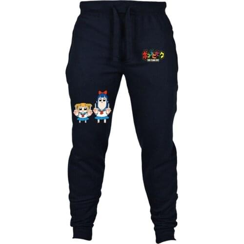Japan anime POP TEAM EPIC pants men Casual Loose Sweatpants Drawstring Pants Cosplay costumes pants Sports Trousers