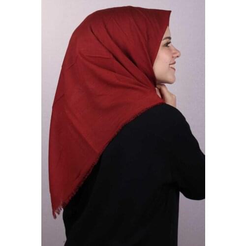 ZÜMRA SOLID COLOR LINEN FLAMLI SCARF-DESEN-01-RENK-24