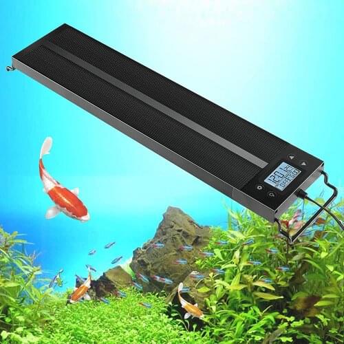 36 Inch Aquarium LED Light Waterproof Fish Tank Light Underwater Lamp Aquariums Decor Lighting Planted Lights EU Plug 90CM