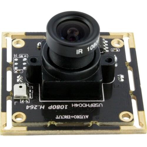 5PCS one package 2.0MP full HD free driver H264 30fps 1/3" CMOS AR0330 2.8mm wide angle lens usb 2.0 MIC camera module
