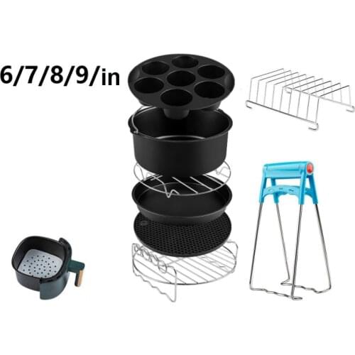 8pcs Air Fryer Accessories Fit Best Hot Fryer Accessories Set Convenience Cooking Tool For Kitchen Party Kitchen Tools & Gadgets