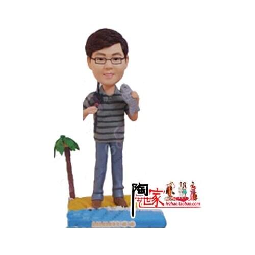 Anime wedding Toys Briday Diy Statue Personalized Custom Polymer Clay Doll From Pictures Christmas Gift Pre-sale for Boyfrien